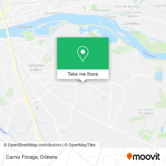 Carnis Forage map