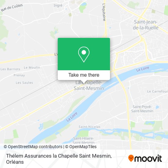 Mapa Thélem Assurances la Chapelle Saint Mesmin