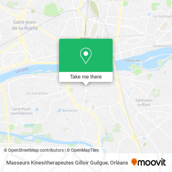 Mapa Masseurs Kinesitherapeutes Gilloir Guilgue