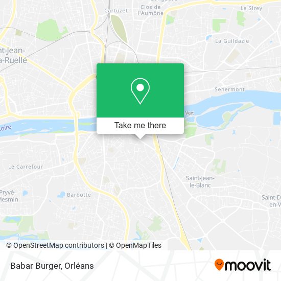 Babar Burger map