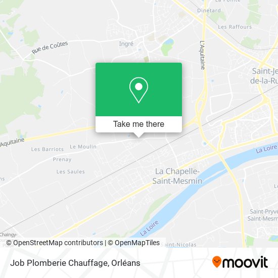 Job Plomberie Chauffage map