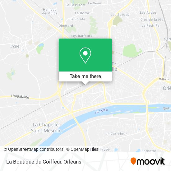 La Boutique du Coiffeur map