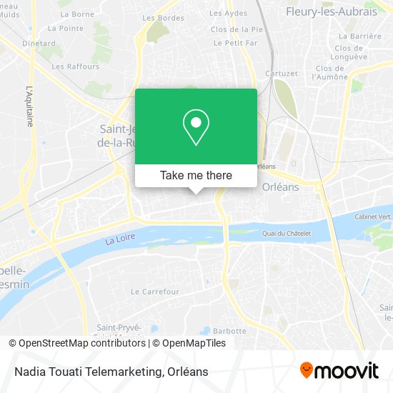 Nadia Touati Telemarketing map