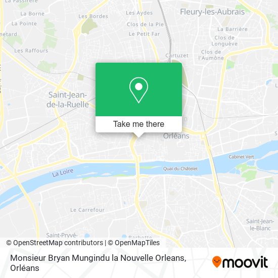 Mapa Monsieur Bryan Mungindu la Nouvelle Orleans