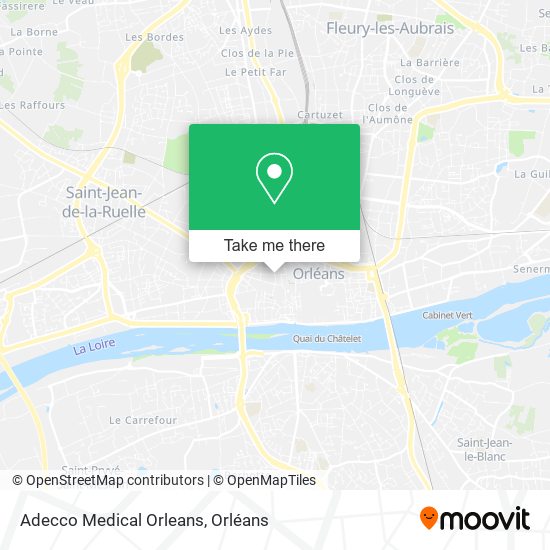 Adecco Medical Orleans map