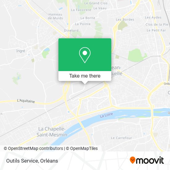 Outils Service map