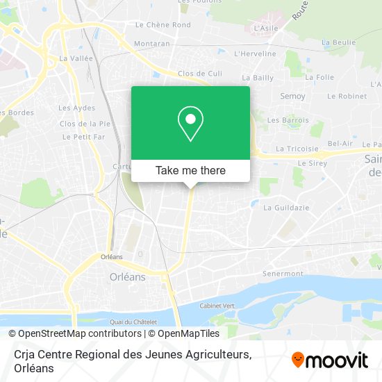 Crja Centre Regional des Jeunes Agriculteurs map