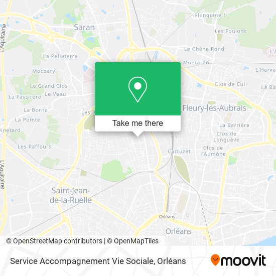 Service Accompagnement Vie Sociale map