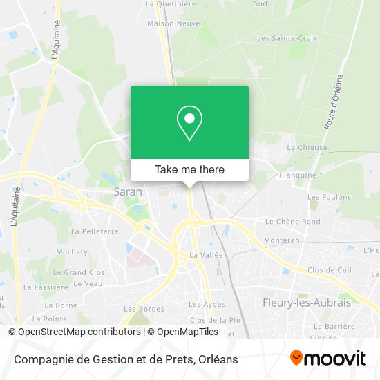 Compagnie de Gestion et de Prets map