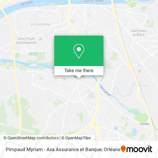 Pimpaud Myriam - Axa Assurance et Banque map