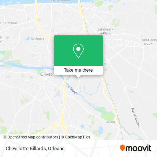 Chevillotte Billards map
