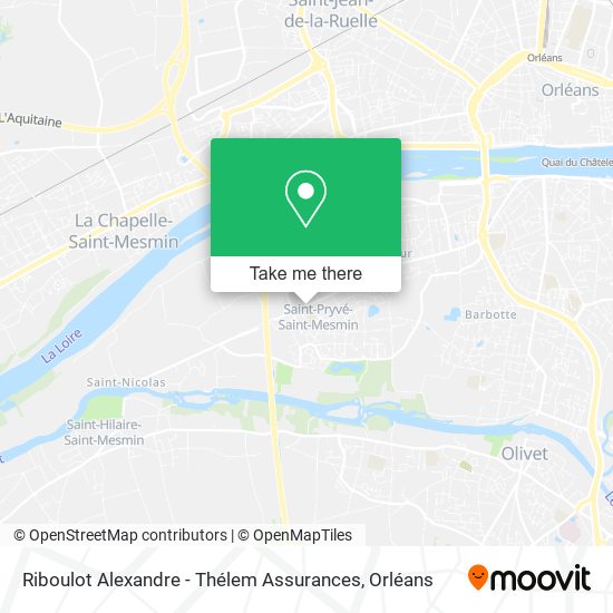 Riboulot Alexandre - Thélem Assurances map