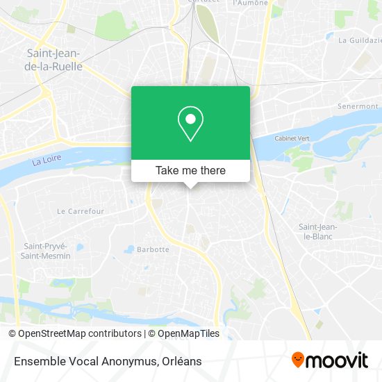 Ensemble Vocal Anonymus map