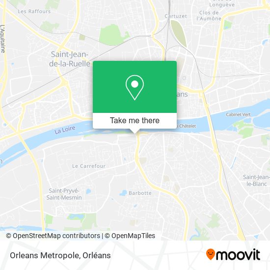 Orleans Metropole map