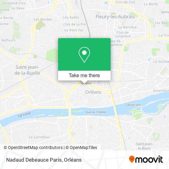 Nadaud Debeauce Paris map
