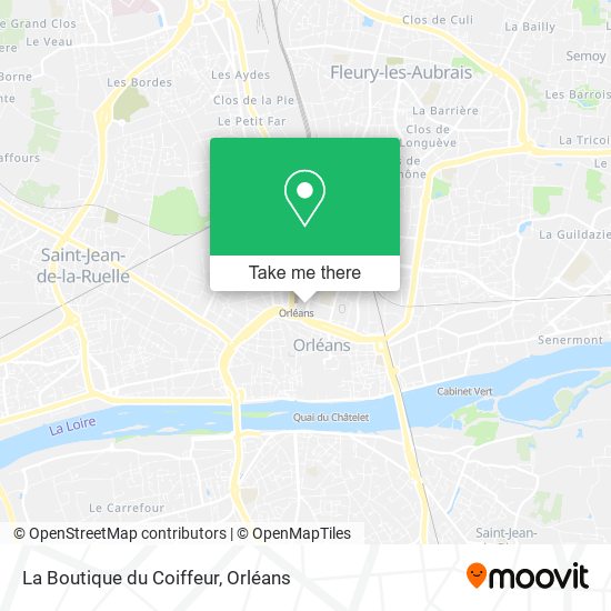 Mapa La Boutique du Coiffeur