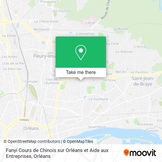 Mapa Fanyi Cours de Chinois sur Orléans et Aide aux Entreprises