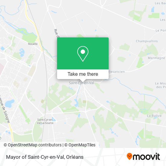 Mayor of Saint-Cyr-en-Val map