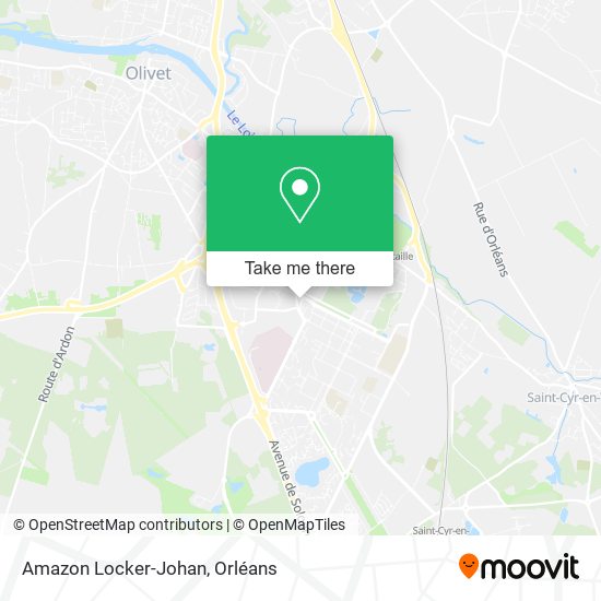 Amazon Locker-Johan map