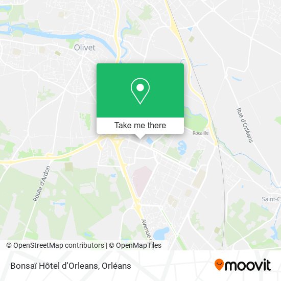 Bonsaï Hôtel d'Orleans map