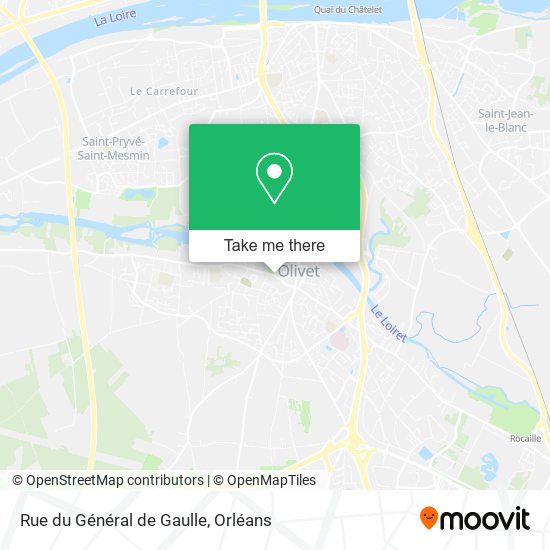 Mapa Rue du Général de Gaulle