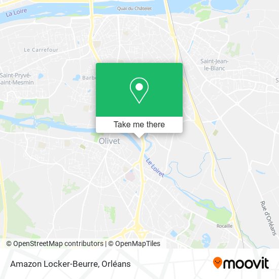 Amazon Locker-Beurre map