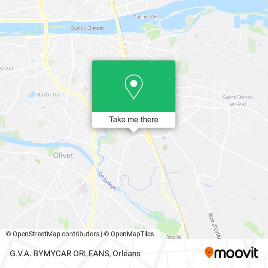 G.V.A. BYMYCAR ORLEANS map