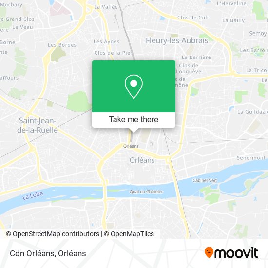 Mapa Cdn Orléans