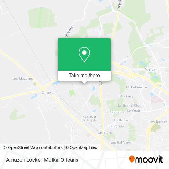 Mapa Amazon Locker-Molka