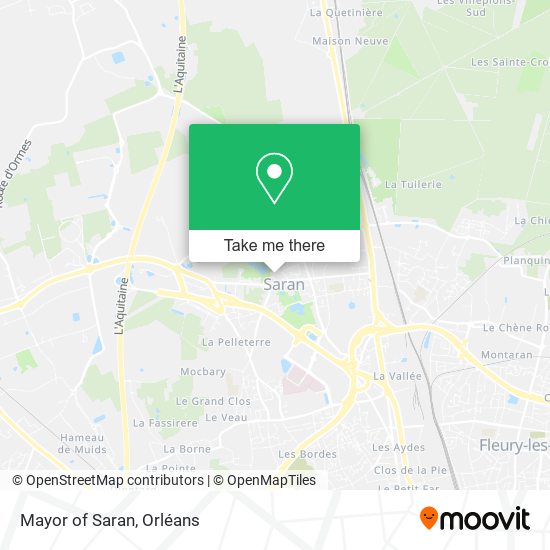 Mayor of Saran map