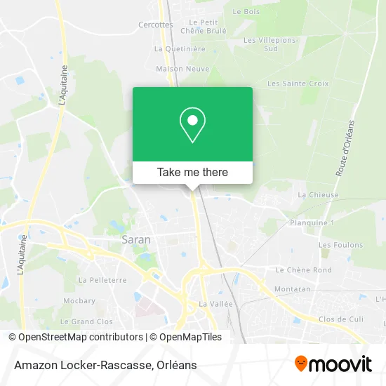 Amazon Locker-Rascasse map