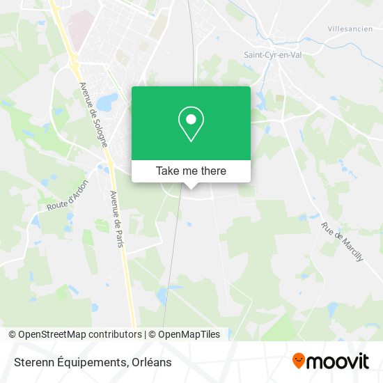 Sterenn Équipements map
