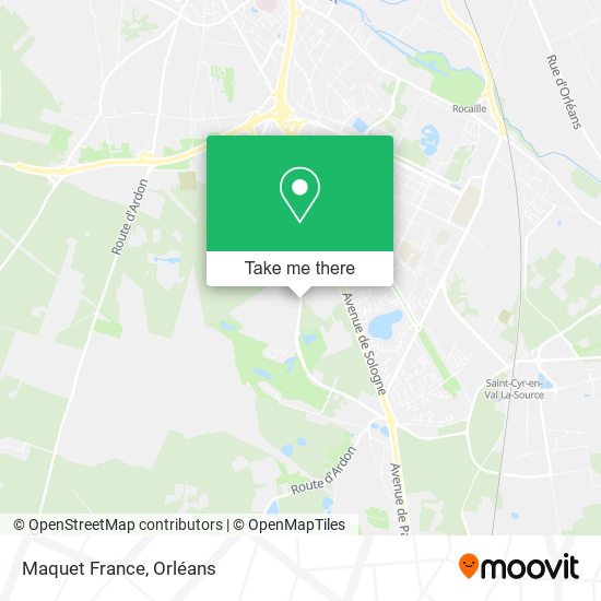 Maquet France map