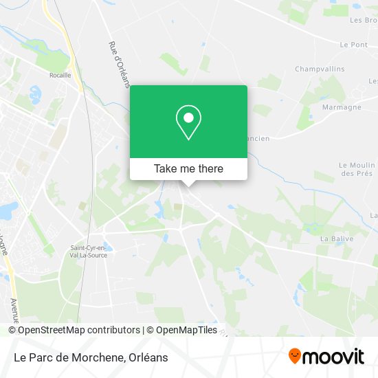 Le Parc de Morchene map