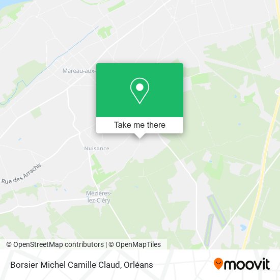 Borsier Michel Camille Claud map