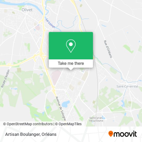 Artisan Boulanger map