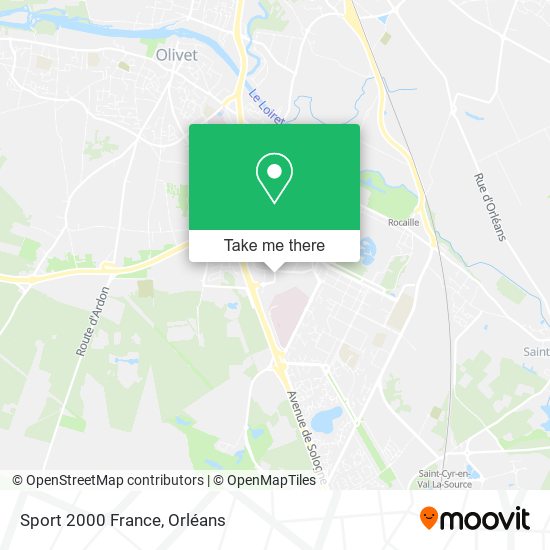 Sport 2000 France map