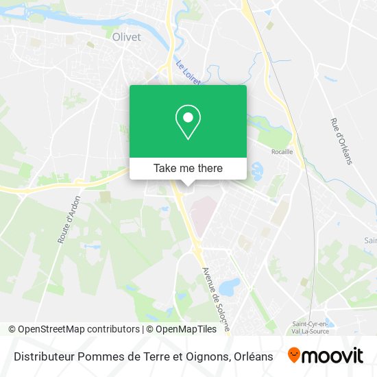 Distributeur Pommes de Terre et Oignons map