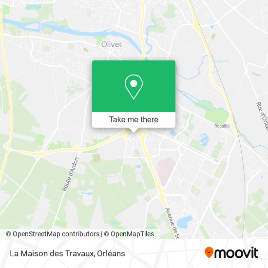 La Maison des Travaux map