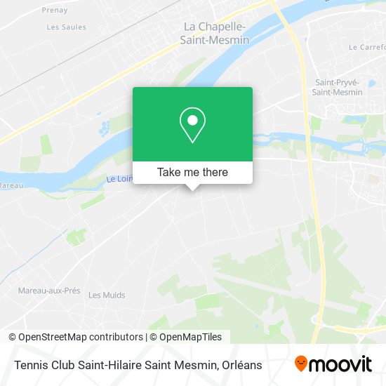 Tennis Club Saint-Hilaire Saint Mesmin map