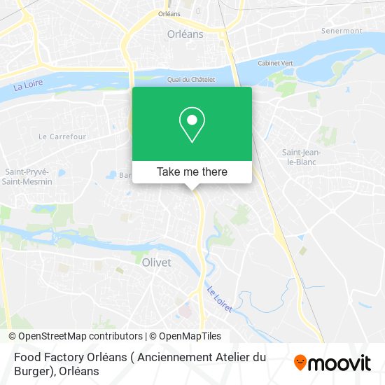 Food Factory Orléans ( Anciennement Atelier du Burger) map