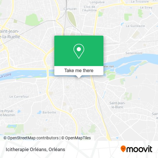 Icitherapie Orléans map
