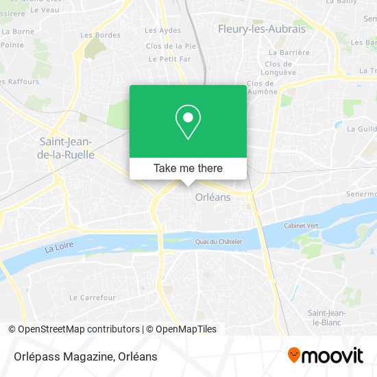 Orlépass Magazine map