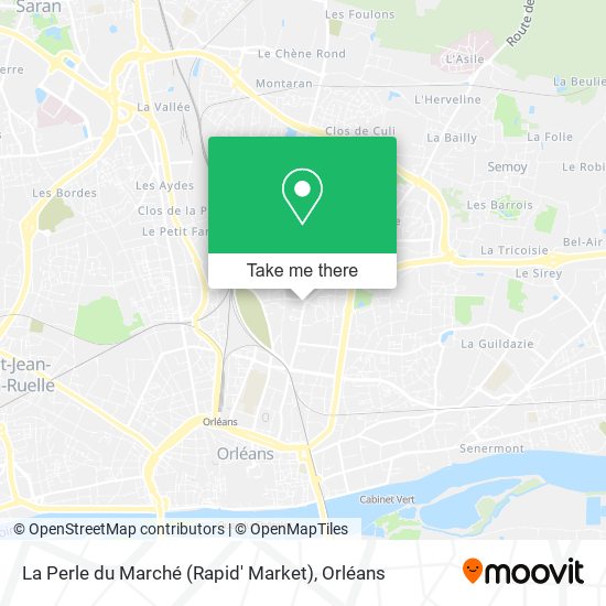 Mapa La Perle du Marché (Rapid' Market)