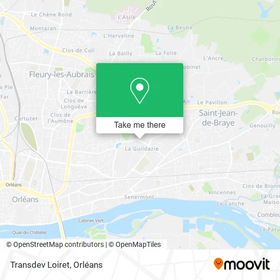 Transdev Loiret map