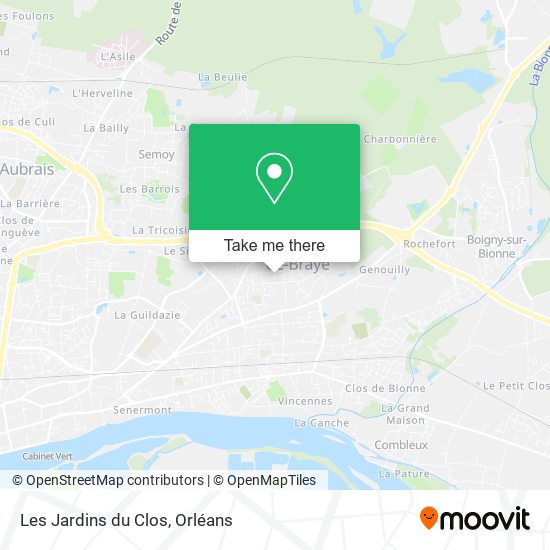 Les Jardins du Clos map