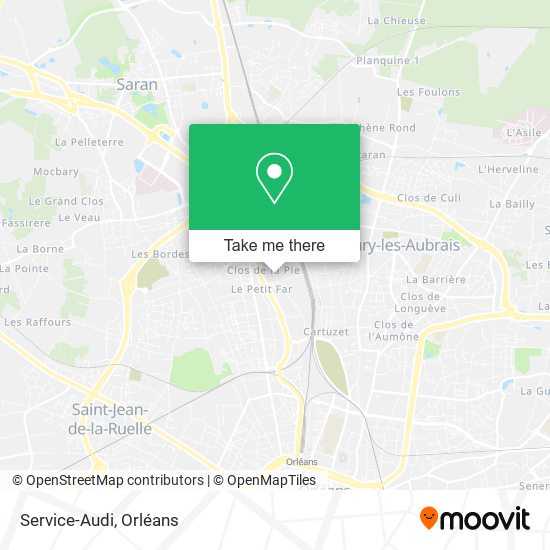 Service-Audi map