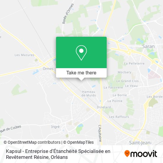 Kapsul - Entreprise d'Étanchéité Spécialisée en Revêtement Résine map