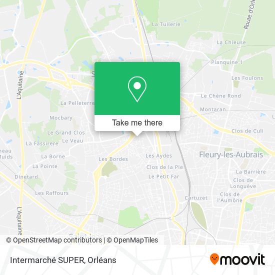Intermarché SUPER map