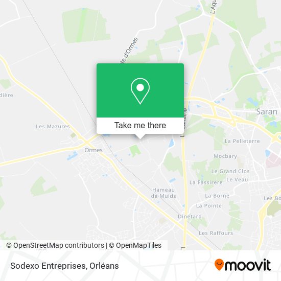 Sodexo Entreprises map